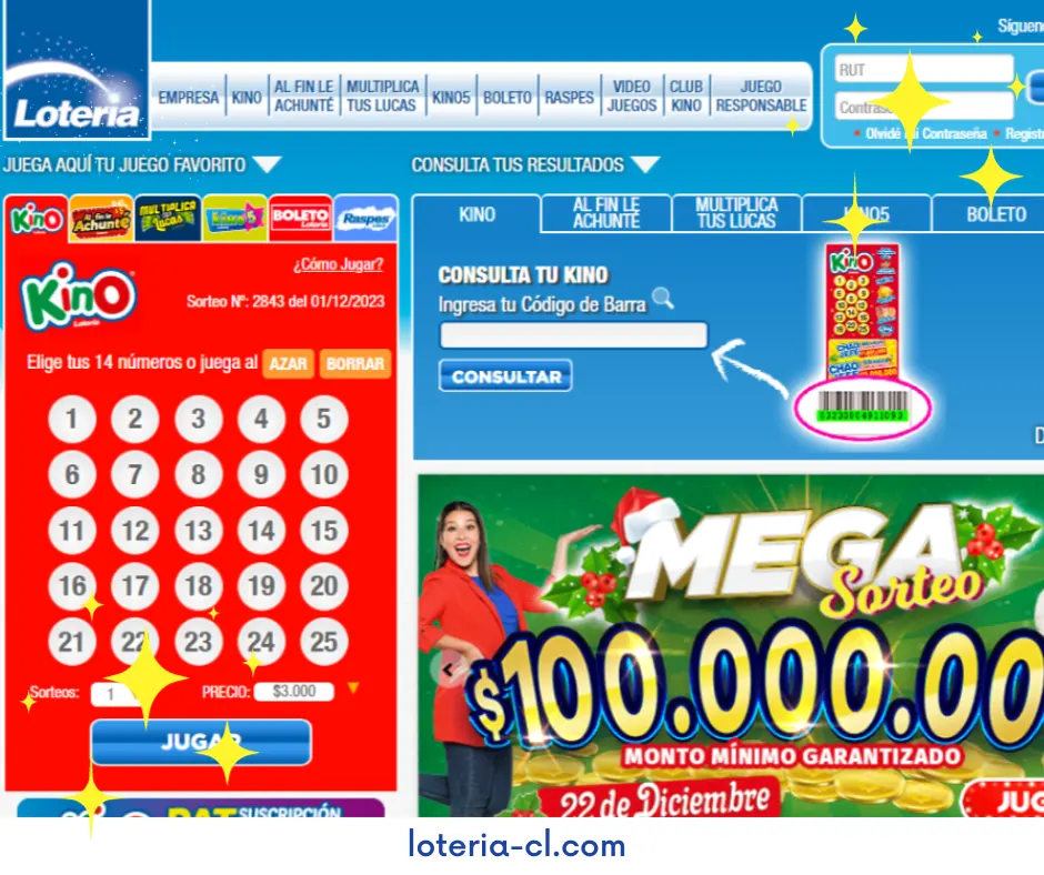 loteria cl sitio web